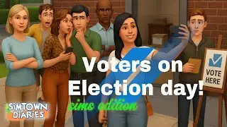 Voters on Election Day: Sims Edition!