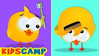Morning Routine With Lucky Ducky | Funny Cartoons For Kids By KidsCamp
