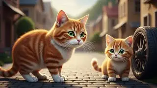 A Small Fall, A Big Love | Mama Cat & Baby Cat Emotional Story