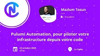 Pulumi Automation, pour piloter votre infrastructure depuis votre code - Mazlum Tosun