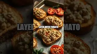 Five Minute Zesty Chickpea Tuna Melt with a Crunchy Hack