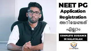 [Malayalam] 🇮🇳NEET-PG 2020 Application & Registration Process Explained. NEET-PG 2020 Mini Series.