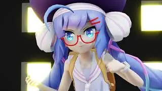 【MMD】音街ウナ三人でURUSaaA愛