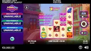 Demo gameplay of Macabra Linx PowerPlay Jackpot by Playtech