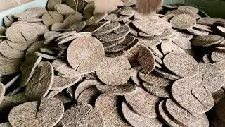 Coconut coir mulch mats for weed control