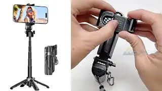 WeCool 4 in 1 Mini Selfie Stick for Mobile, Tripod Stand with One-Click Auto OpenLegs