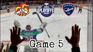 Jokerit vs Hermes - Game 5 Mestis Playoffs @ Nordis Helsinki Finland. [4K] Eteläpääty