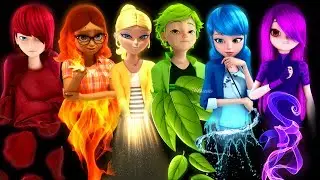All Characters as a Rainbow! Marinette, Adrien, Alya, Chloe Season 2 | Speededit