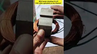 Mixi motor winding|Mixer winding connection  #motorrewinding #Hipowerelectricworks #electrical
