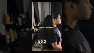 SLICK BACK PONYTAIL INSTALL 💆🏽&zwj;♀️ #ponytail #frontal #frontalponytail #milwaukee #hairstylist