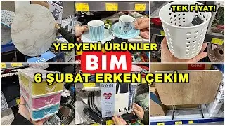 BİME GELDİ HEMEN ALDIK💃BİM 6 ŞUBAT 2026 CUMA💃/GER&Ccedil;EK İLK VE TEK ERKEN &Ccedil;EKİM❗️/YEPYENİ &Uuml;R&Uuml;NLER/