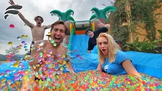 BOUNCE HOUSE SLIDE INTO 2 MILLION ORBEEZ