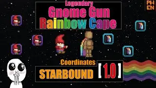[starbound guide] Legendary Gnome Gun, Rainbow Cape coordinates 1.0