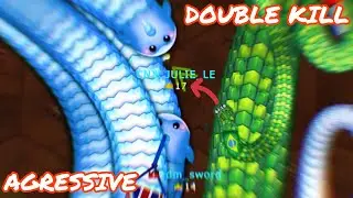 LittleBigSnake.io🐍 Agressive Rebel Kills + Kills 💀🔥