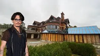 EXPLORING JOHNNY DEPPS ABANDONED MANSION !