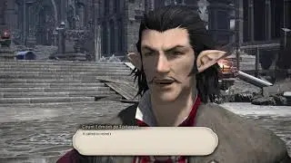 FINAL FANTASY XIV_Honoroit welcomes emmanellain after the victory of the friendly melee duel.