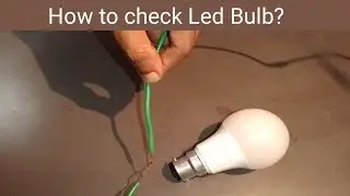 How to check Led Bulb 😔 Jay Ganesh Electricals 