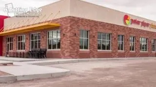Peter Piper Pizza Work Portfolio - Before & After Project - A Cutting Edge Glass & Mirror