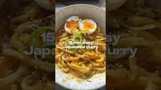 Easy 15 mins curry udon for a busy weekday #easyrecipe #cooking #japanese