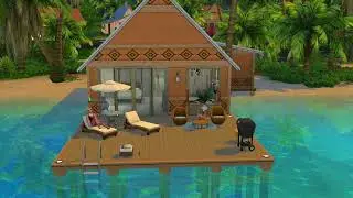 🏝 Sulani Island Vacation House | The Sims 4 Speed Build
