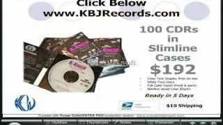 KBJ Video Cheap CD Duplication, Music Mastering, Free Rap Instrumentals, and Graphic Design Services