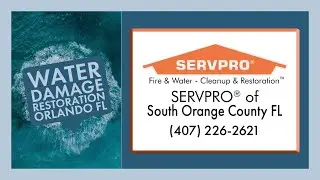 Water Damage Restoration Orlando FL - SERVPRO South Orange County FL