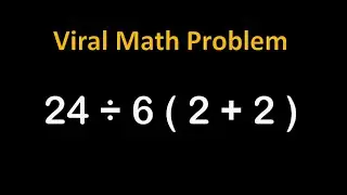 This Simple Math Question Stumps Everyone!