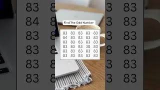 Find The Odd Number #findtheoddoneoutgame #mathexam #odd