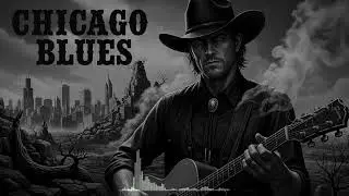 Chicago Blues Guitar Vintage Tube Tone Soulful Flow with Urban Blues Rhythm for Calm Moments