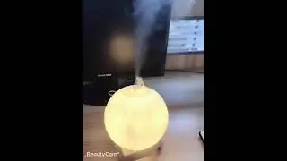 USB Moon Aroma Humidifier Essential Oil Mist Diffuser Air Purifier
