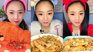 Satisfying Eating Sounds with Colorful ASMR Crunchy Mukbang Compilation #161