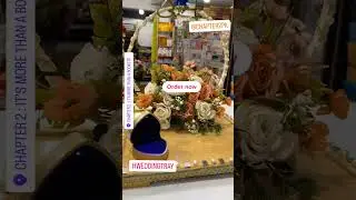 Elegant Wedding Tray with Flowers 🌸💍 | Handcrafted Wedding Gift Tray | Chapter2PK