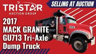 2017 MACK GRANITE GU713 Tri-Axle Dump Truck (9603) - Selling at auction
