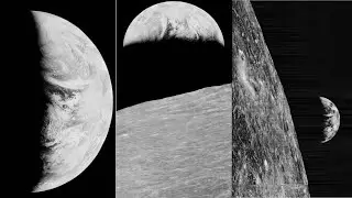 The photo that captured the first view of Earth from the Moon.