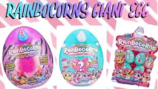 Rainbocorns Giant Egg Surprise Toy Unboxing