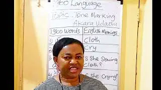 Learn  igbo Tone marking / Akara Udaolu .#highlights