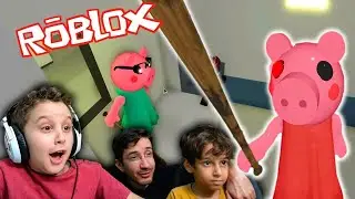 JOGAMOS PIGGY do Roblox em FAMÍLIA