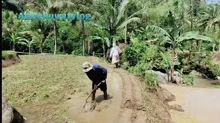 Berpetualang lagi, ke sawah_Bareng istri..,#perkampungan 