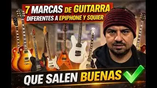 7 marcas de guitarra diferentes a epiphone y squier que salen buenas