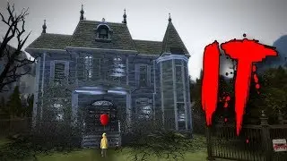 IT's House | Sims 4 Speed Build | Halloween Group Collab | @PenappleYT