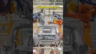 Industrial robot, car assembly。 #industrial #machine #factory #spraying #welding #automobile