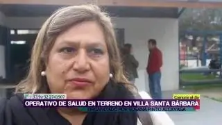31tv Concejala Susana Pinto organiza operativo de salud en Villa Santa B&aacute;rbara