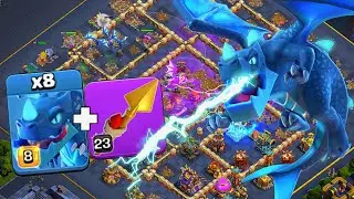Unstoppable TH17 Electro Dragon Legend League Attacks! Clash of Clans