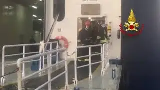 Grimaldi Ferry On Fire With 150 Passengers On Board