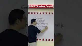 UPCAT REVIEW DAY 67 with Ahia Robert [SYSTEM OF LINEAR EQUATIONS]