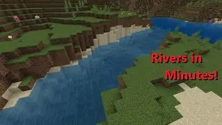 How to make a Custom River in VANILLA Minecraft!
