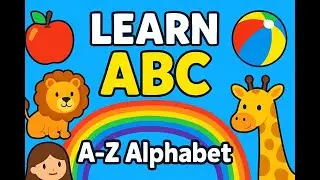 The Animated Alphabet Book: Learn A to Z with Pictures |ABC Phonics for Kids & Toddlers #Alphabet