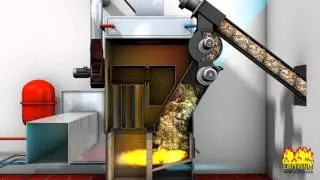 Virtuelle Schreinerei beheizt mit einer Ewi-Therm Warmluftheizung