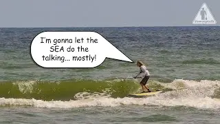 SUP Surfing with OCEAN AMBIANCE | Sweep Talk 510 | Live Mic SUP
