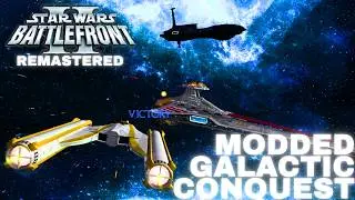 Star Wars Battlefront 2 REMASTERED Galactic Conquest as Clones!
